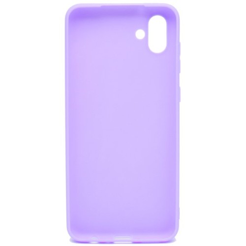 Силиконовый чехол для Samsung Galaxy A04 Soft Matte Сиреневый