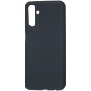 Силиконовый чехол для Samsung Galaxy A04S TPU 1мм Черный матовый