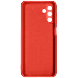 Силиконовый чехол для Samsung Galaxy A04s Soft Matte с микрофиброй Красный