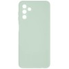 Силиконовый чехол для Samsung Galaxy A04s Soft Matte с микрофиброй Мятный
