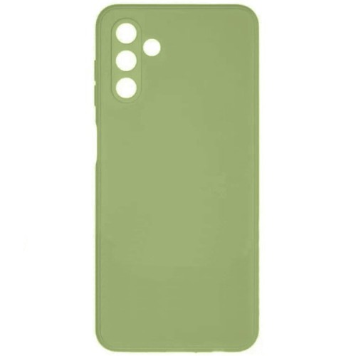 Силиконовый чехол для Samsung Galaxy A04s Soft Matte с микрофиброй Оливковый