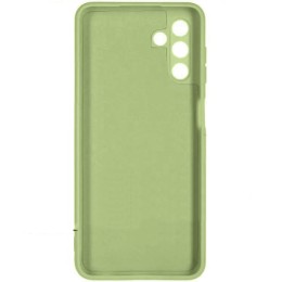 Силиконовый чехол для Samsung Galaxy A04s Soft Matte с микрофиброй Оливковый