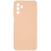 Силиконовый чехол для Samsung Galaxy A04s Soft Matte с микрофиброй Пыльно розовый
