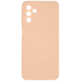 Силиконовый чехол для Samsung Galaxy A04s Soft Matte с микрофиброй Пыльно розовый