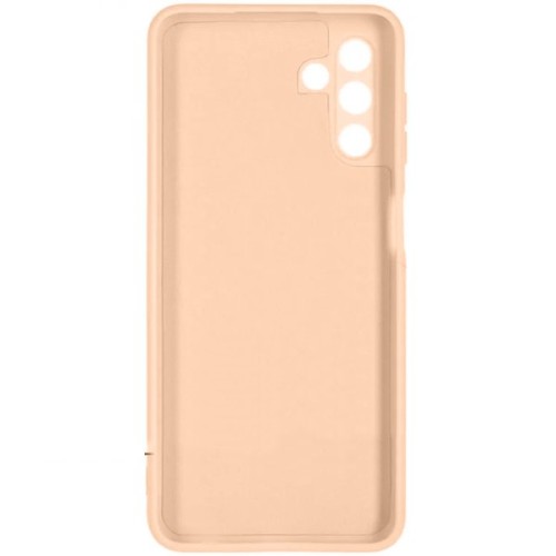 Силиконовый чехол для Samsung Galaxy A04s Soft Matte с микрофиброй Пыльно розовый