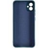 Силиконовый чехол для Samsung Galaxy A04e Soft Matte с микрофиброй Синий