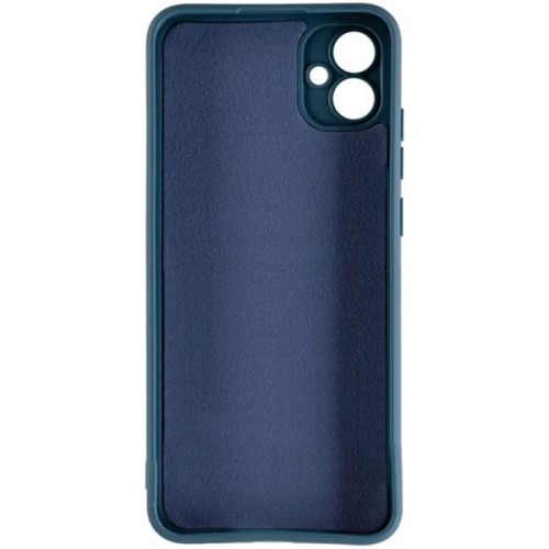 Силиконовый чехол для Samsung Galaxy A04e Soft Matte с микрофиброй Синий