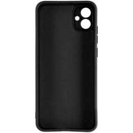 Силиконовый чехол для Samsung Galaxy A04e Soft Matte с микрофиброй Черный