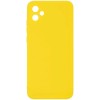 Силиконовый чехол для Samsung Galaxy A04e Soft Matte с микрофиброй Желтый
