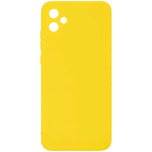 Силиконовый чехол для Samsung Galaxy A04e Soft Matte с микрофиброй Желтый