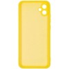 Силиконовый чехол для Samsung Galaxy A04e Soft Matte с микрофиброй Желтый