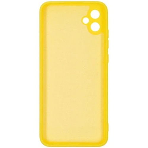 Силиконовый чехол для Samsung Galaxy A04e Soft Matte с микрофиброй Желтый
