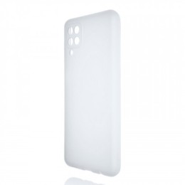 Силиконовый чехол для Samsung Galaxy A12 TPU 1мм с защитой камеры Прозрачный глянцевый