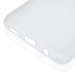 Силиконовый чехол для Samsung Galaxy A12 TPU 1мм с защитой камеры Прозрачный глянцевый