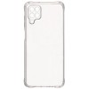Силиконовый чехол для Samsung Galaxy A12 TPU 1.5мм с усиленными углами Прозрачный