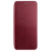 Чехол книжка для Samsung Galaxy A12 Book Cover Бордовый