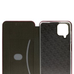 Чехол книжка для Samsung Galaxy A12 Book Cover Бордовый