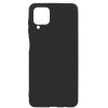 Силиконовый чехол для Samsung Galaxy A12 Soft Matte Черный