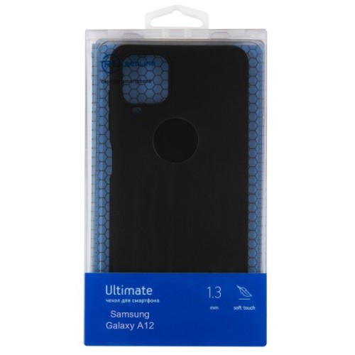 Силиконовый чехол для Samsung Galaxy A12 Red Line Ultimate Черный