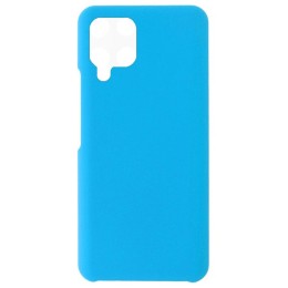 Силиконовый чехол для Samsung Galaxy A12 Soft Case Голубой