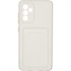 Силиконовый чехол для Samsung Galaxy A13 iBox Crystal с картхолдером и защитой камеры Прозрачный