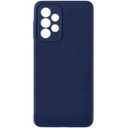 Силиконовый чехол для Samsung Galaxy A13 Soft Matte с микрофиброй Синий