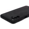 Силиконовый чехол для Samsung Galaxy A13 5G TPU 1мм с защитой камеры Черный