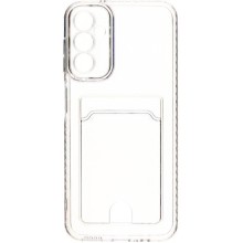 Силиконовый чехол для Samsung Galaxy A14 TPU iBox Crystal с защитой камеры и кардхолдером