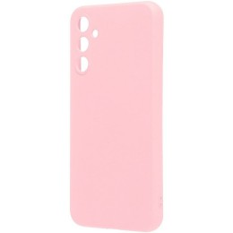 Силиконовый чехол для Samsung Galaxy A14 с защитой камеры Розовый