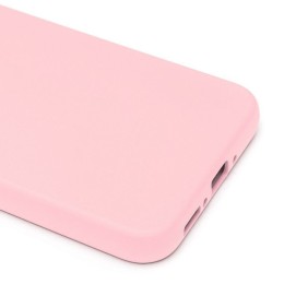 Силиконовый чехол для Samsung Galaxy A14 с защитой камеры Розовый