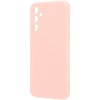 Силиконовый чехол для Samsung Galaxy A14 с защитой камеры Пудровый