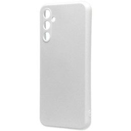 Силиконовый чехол для Samsung Galaxy A14 с защитой камеры Молочный