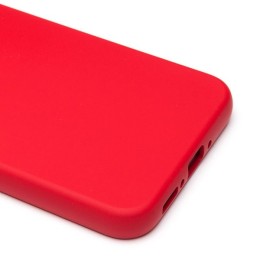 Силиконовый чехол для Samsung Galaxy A14 с защитой камеры Красный