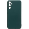 Силиконовый чехол для Samsung Galaxy A14 с защитой камеры Зеленый
