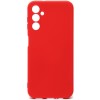 Силиконовый чехол для Samsung Galaxy A14 4G Soft Matte с микрофиброй Красный