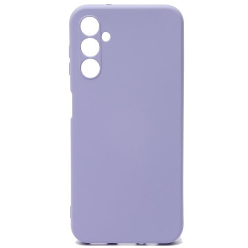 Силиконовый чехол для Samsung Galaxy A14 4G Soft Matte с микрофиброй Сиреневый