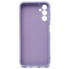 Силиконовый чехол для Samsung Galaxy A14 4G Soft Matte с микрофиброй Сиреневый
