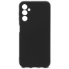 Силиконовый чехол для Samsung Galaxy A14 4G Soft Matte с микрофиброй Черный