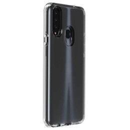 Силиконовый чехол для Samsung Galaxy A20S TPU Противоударный 1.5мм Прозрачный глянцевый