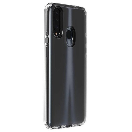Силиконовый чехол для Samsung Galaxy A20S TPU Противоударный 1.5мм Прозрачный глянцевый