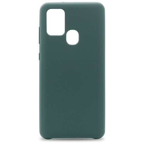 Силиконовый чехол для Samsung Galaxy A21S Soft Case Зеленый