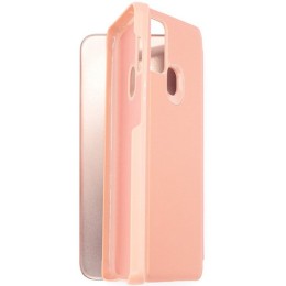 Чехол книжка для Samsung Galaxy A21S Clear View Розовый
