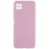 Силиконовый чехол для Samsung Galaxy A22S Soft Matte с защитой камеры Пыльно розовый