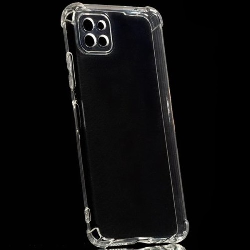 Силиконовый чехол для Samsung Galaxy A22S 5G TPU 1.5мм с усиленными углами и защитой камеры Прозрачный