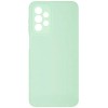 Силиконовый чехол для Samsung Galaxy A23 Soft Matte с микрофиброй Мятный