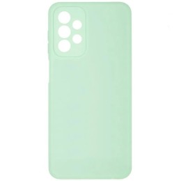 Силиконовый чехол для Samsung Galaxy A23 Soft Matte с микрофиброй Мятный