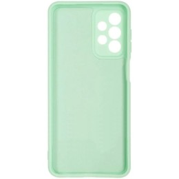 Силиконовый чехол для Samsung Galaxy A23 Soft Matte с микрофиброй Мятный