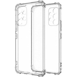 Силиконовый чехол для Samsung Galaxy A23 TPU 1.5мм с усиленными углами и защитой камеры Прозрачный