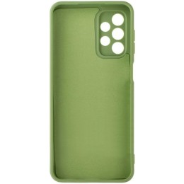 Силиконовый чехол для Samsung Galaxy A23 Soft Matte с микрофиброй Оливковый