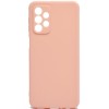 Силиконовый чехол для Samsung Galaxy A23 Soft Matte с защитой камеры Пыльно розовый